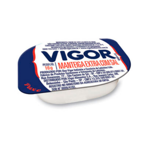 Manteiga Extra Vigor Com Sal 10g Com 192 Unidades