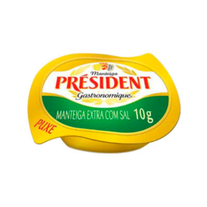 Manteiga Président Gastronomique Com Sal 10g Com 192 Unidades