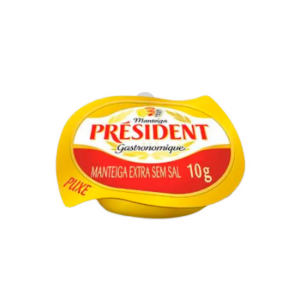 Manteiga Président Gastronomique Sem Sal 10g Com 192 Unidades