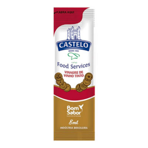 Sachê Vinagre Stick Bom Sabor 4ml Caixa Com 200 Unidades