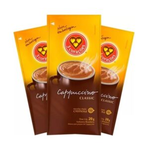 Café Cappuccino Classic 3 Corações Sachê 20g Com 50 Unidades