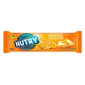 Barra de Cereal Nutry Aveia, Banana e Mel Display Com 24 Unidades