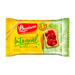 Torrada Integral Bauducco 2x2 15g Com 126 Unidades