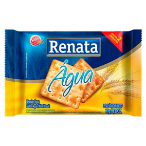 Biscoito Água 2x2 Renata Com 180 Unidades