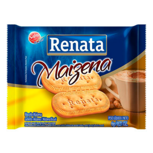 Biscoito Maizena Renata Com 180 Unidades