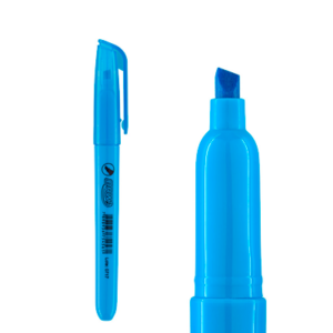 Caneta Marca Texto Azul - BRW