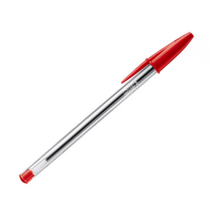 Caneta Esferográfica Cristal Média 1.0MM Vermelho Bic - Unidade