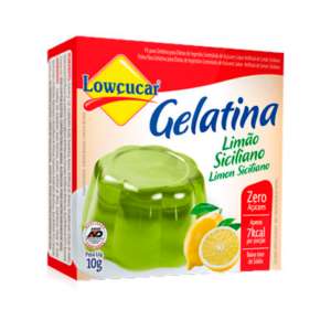 Gelatina Cartucho Lowçucar Limão Siciliano 10g