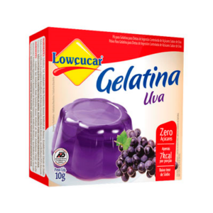 Gelatina Cartucho Lowçucar Uva 10g