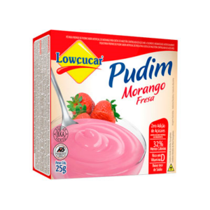 Pó Para Preparar Pudim Morango Cartucho 25g