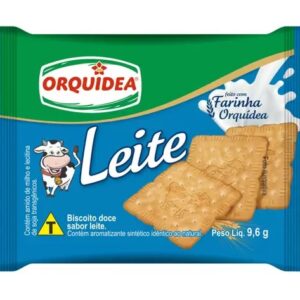 Biscoito Leite Sachê Orquídea Com 200 Unidades