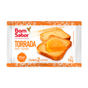 Torrada Bom Sabor Com 100 Unidades