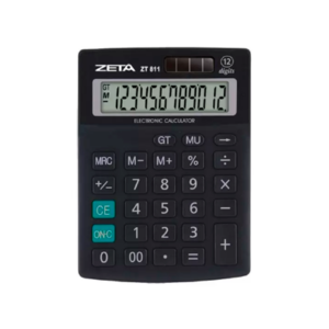 Calculadora Eletrônica de Mesa 12 Dígitos - Zeta