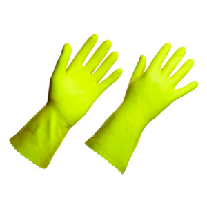 Luva Multiuso Latex Quality Standard Grande Amarela Com 2