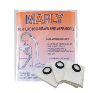 Refil Filtro Para Aspirador de Pó A20 Marly Com 3
