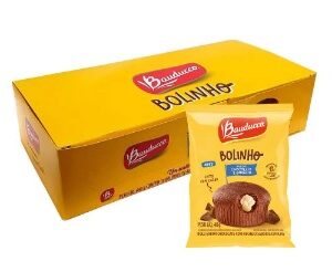 Bolinho Chocolate Com Baunilha Bauducco 40g Com 16 Unidades