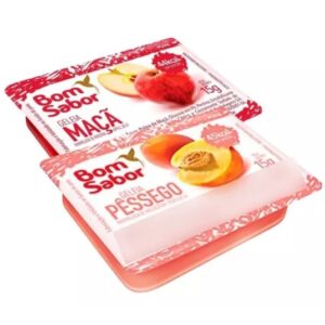 Geleia Bom Sabor Maça/Pêssego Blister 15g Caixa Com 144 Unidades