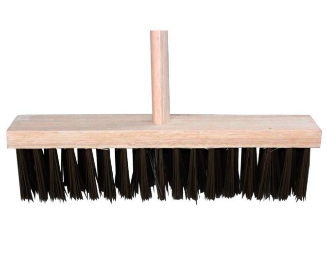 Escovão De Nylon Gari 40cm Inclinado Madeira Dalcin D051